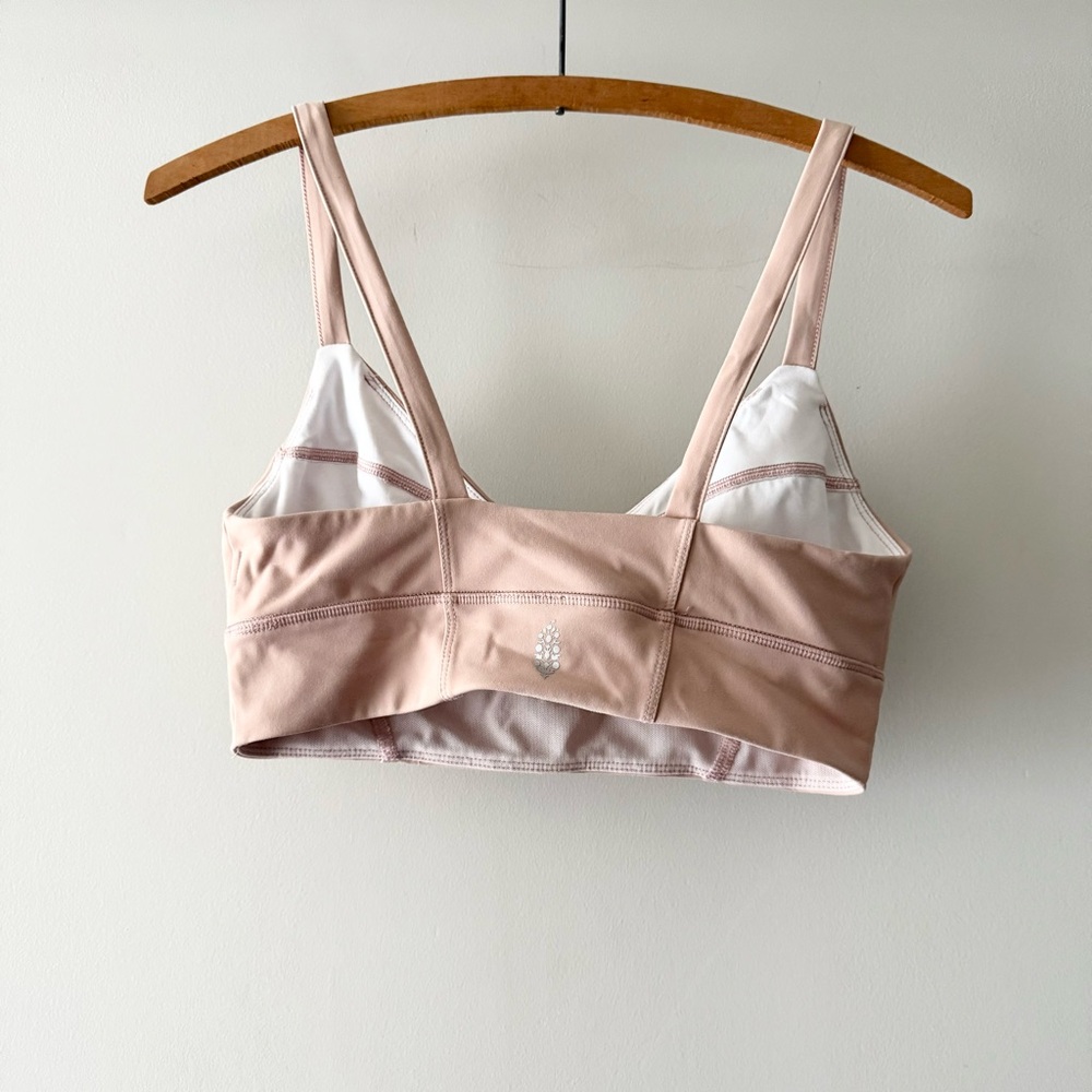 Free People X FP Movement On Cloud Nine Bra Beige S - Picture 2 of 4